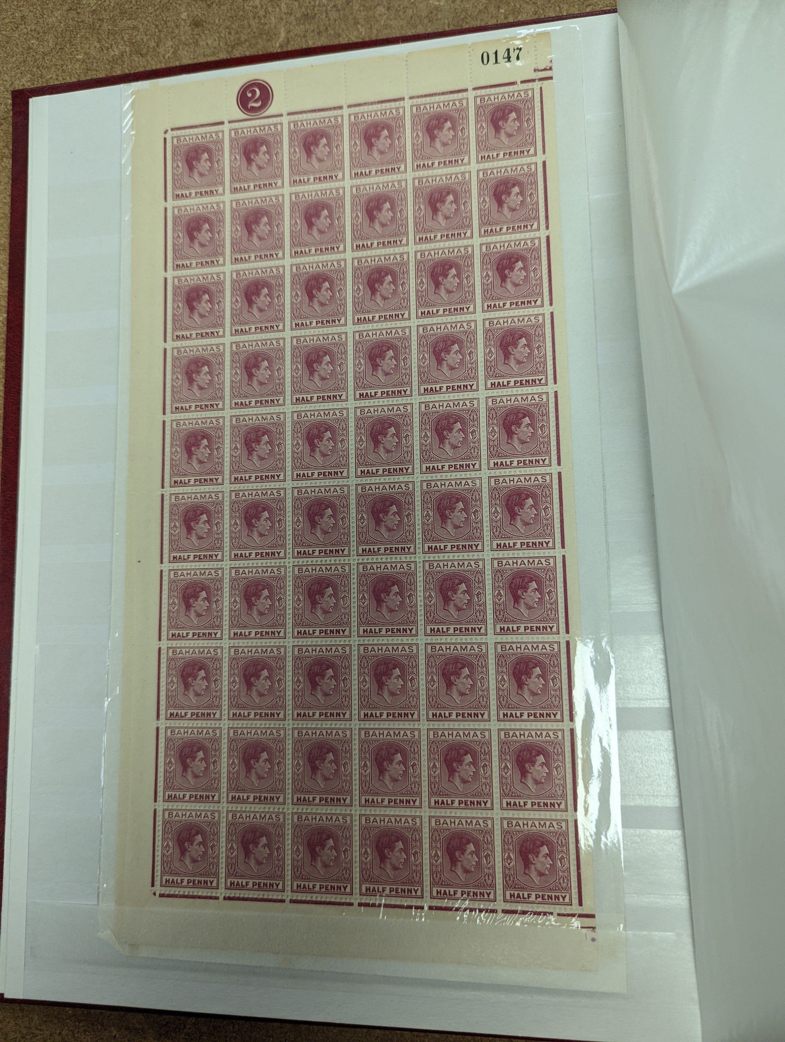 British Commonwealth stamps in stock book with Ascension 1922 set overprinted specimen, 1924 set mint, Bahamas, Barbados Britannia Heads, Cyprus 1928 anniversary set- £1 mint, Falkland 1s. 1878 1d claret mint (and certif